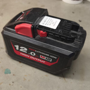 Beg. Milwaukee Batteri 18V 12Ah (M18 HB12) (87%) #023