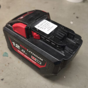 Beg. Milwaukee Batteri 18V 12Ah (M18 HB12) (91%) #024