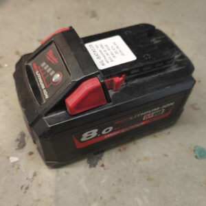 Beg. Milwaukee Batteri 18V 8Ah (M18 HB8) (84%) #028